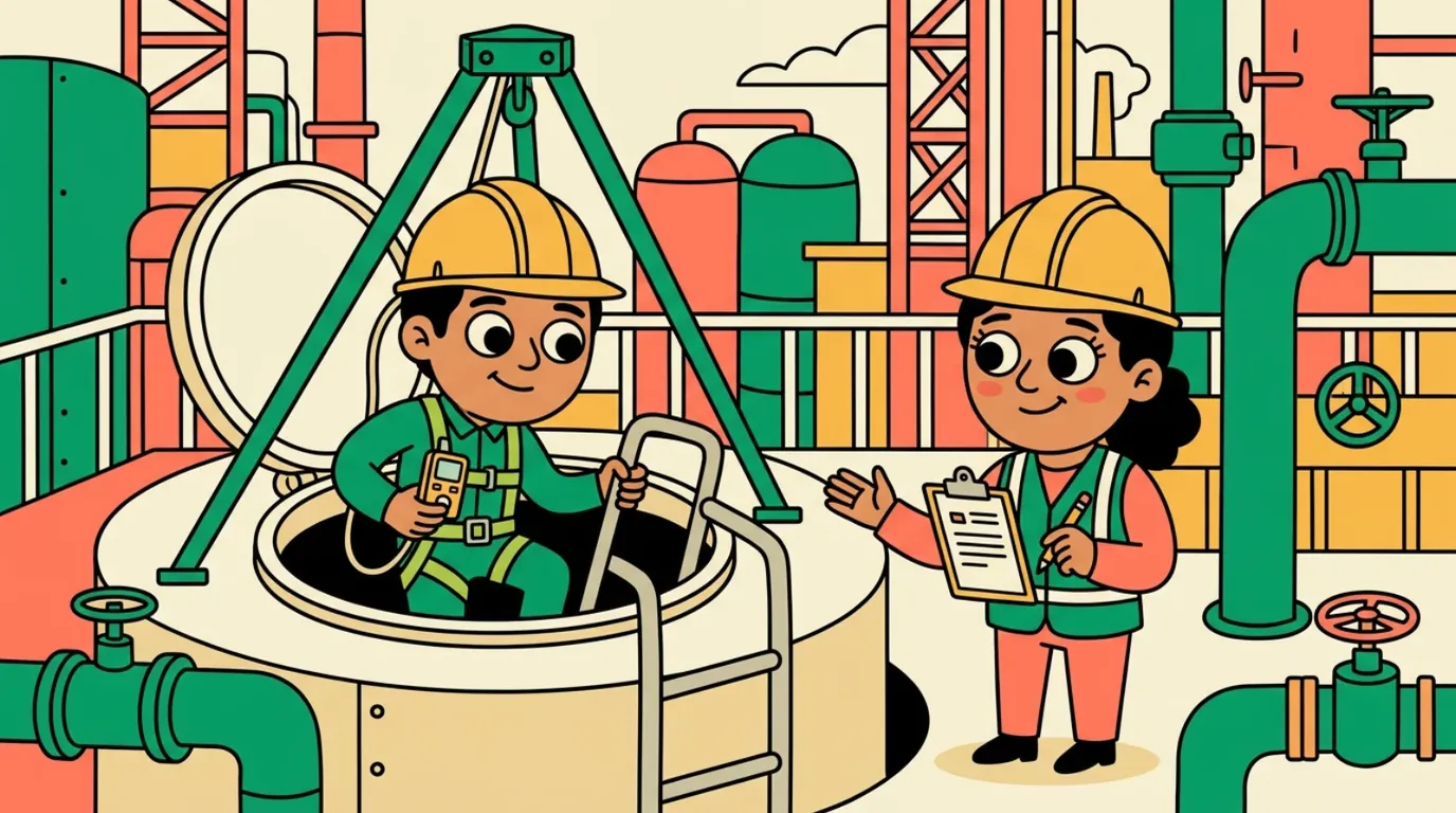 Capacitación en espacios confinados: contenido y certificado
